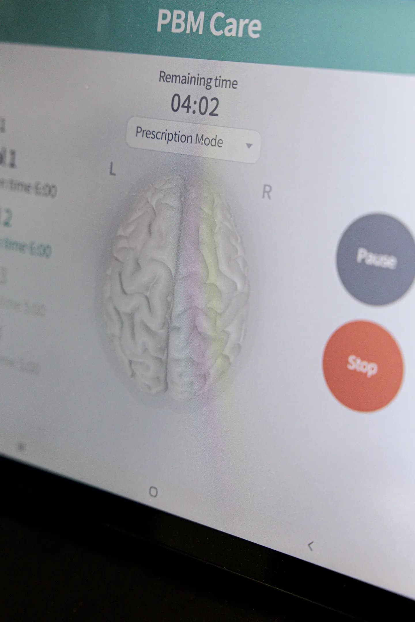 Combined neurofeedback and PBM protocol