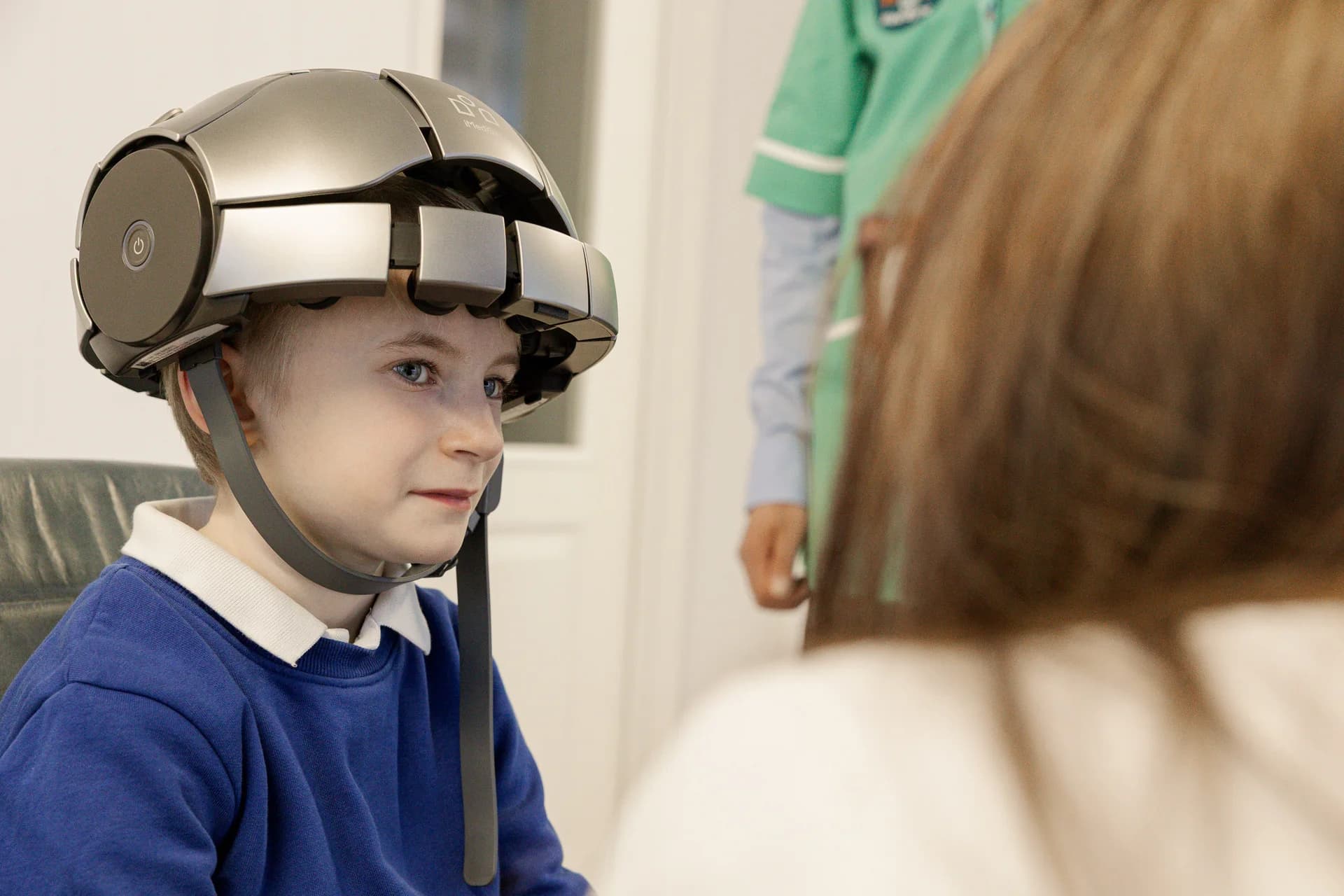 Child during a neurotherapy session at Inna MediSync, Romford
