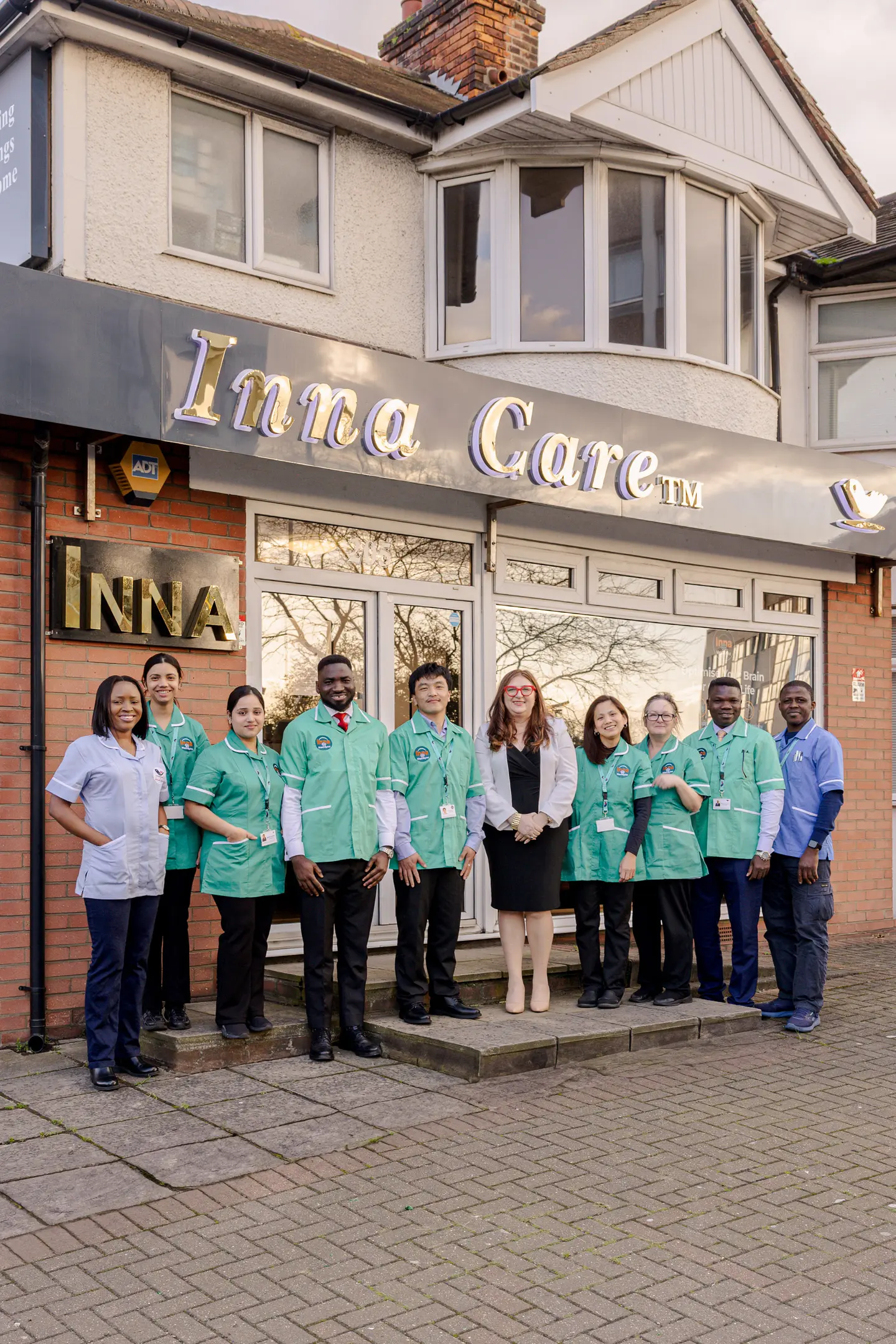 Inna MediSync full team outside the clinic in Romford, Essex